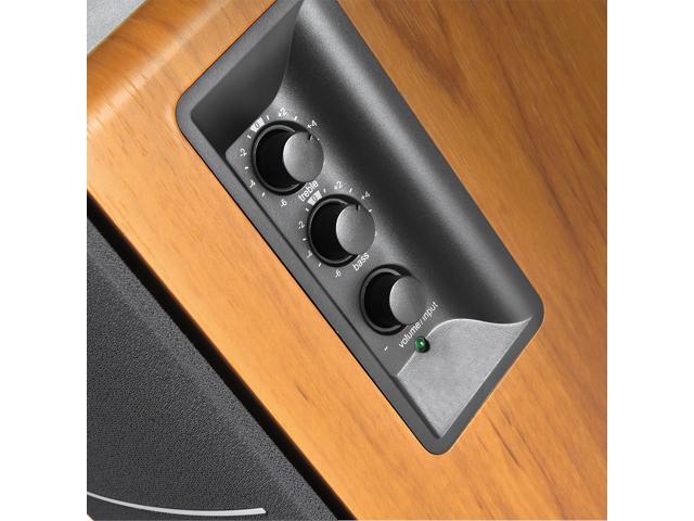 Edifier - R1280DBs Powered Bluetooth Computer Speakers, Bookshelf Speakers - 42W RMS - Soundfield Spacializer - Studio Monitors - Wood - image 5