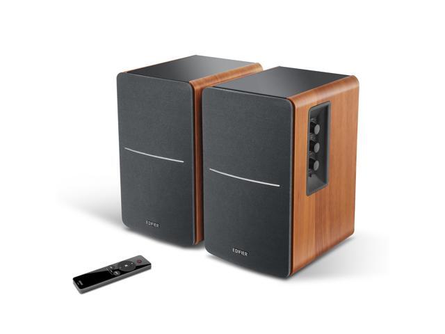Edifier - R1280Ts Powered Computer Speakers, Bookshelf Speakers - 2.0 Stereo Soundfield Spacializer Studio Monitor - 42 Watts RMS - Wood - image 3