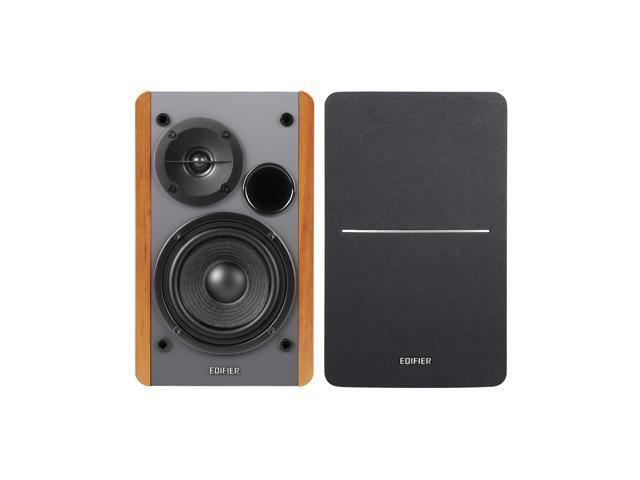 Edifier - R1280Ts Powered Computer Speakers, Bookshelf Speakers - 2.0 Stereo Soundfield Spacializer Studio Monitor - 42 Watts RMS - Wood - image 4