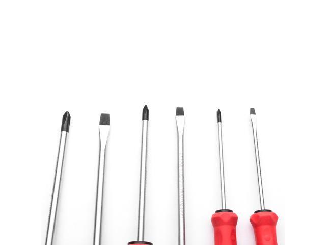 MAXPOWER 6-piece Magnetic Screwdriver Set Commercial Grade Phillips & Slotted Comfort Grip Screw Drivers with Pouch