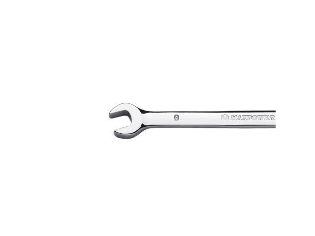 MAXPOWER 8-piece (8-22mm) Metric Combination Wrench Set - Pro Grade Chrome Vanadium Spanners with Roll-up Pouch