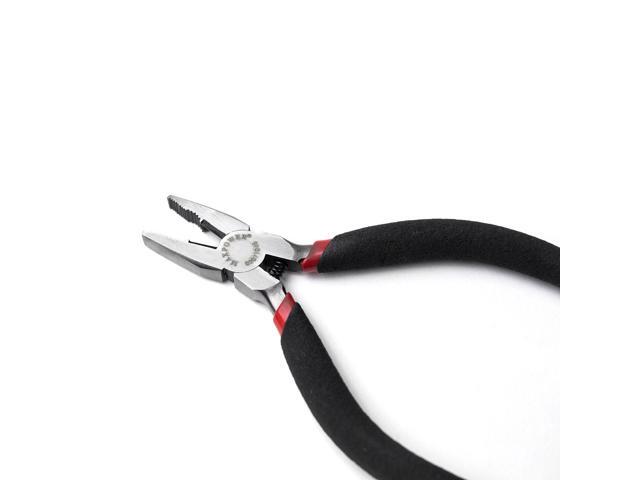 MAXPOWER 4.5' 6pc Mini Pliers Set-Bent Nose Pliers, Long Nose Pliers, Combination Pliers, End Cutting Nipper, Needle Nose Pliers, Diagonal Pliers