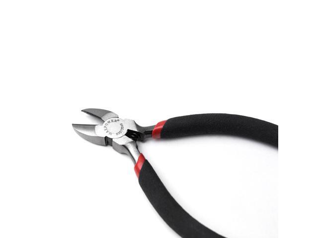 MAXPOWER 4.5' 6pc Mini Pliers Set-Bent Nose Pliers, Long Nose Pliers, Combination Pliers, End Cutting Nipper, Needle Nose Pliers, Diagonal Pliers