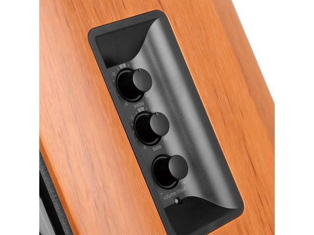 Edifier - R1380T Active Bookshelf Speakers, Computer Speakers – Dual RCA inputs - 2.0 Studio Monitor Speaker - Brown - image 5