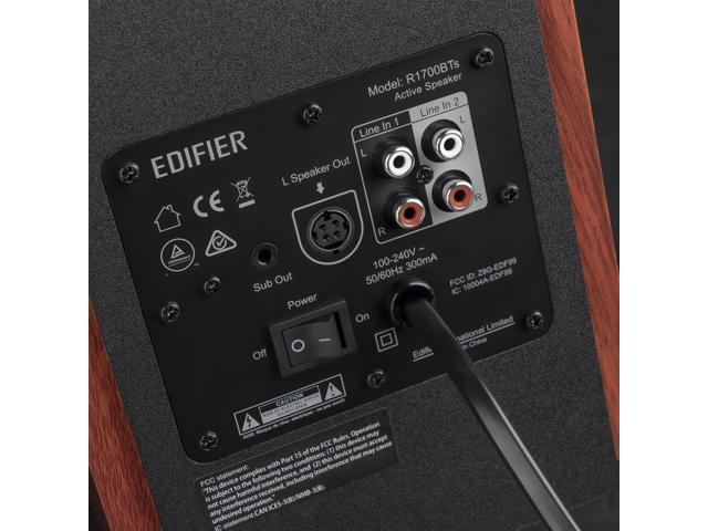 Edifier - R1700BTs 2.0 Active Bookshelf Speakers - Wood - image 6