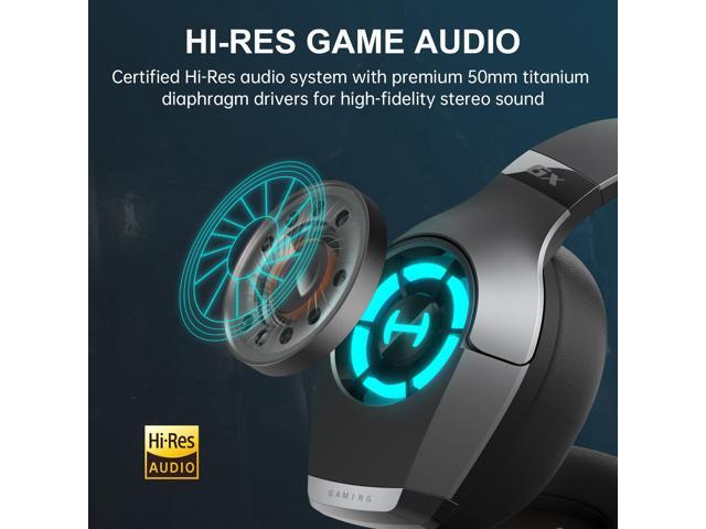 HECATE by Edifier GX Hi-Res Gaming Headset for PS4/ PS5/ PC/Switch/Xbox Gamepad - USB/Type-C/3.5mm Wired Gaming Headphones with Microphone RGB...