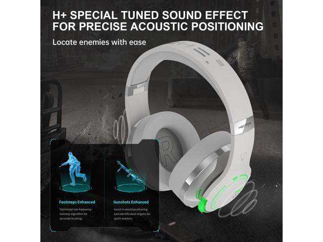 Edifier - G5BT Wireless Gaming Headset with 40 Hour Battery Life, RGB lighting for Xbox X|S, Playstation, Nintendo, Mobile & PC - Gray - image 4