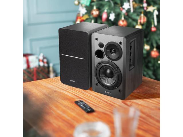 Edifier - R1280DBs Powered Bluetooth Computer Speakers, Bookshelf Speakers - 42W RMS - Soundfield Spacializer - Studio Monitors - Black - image 8