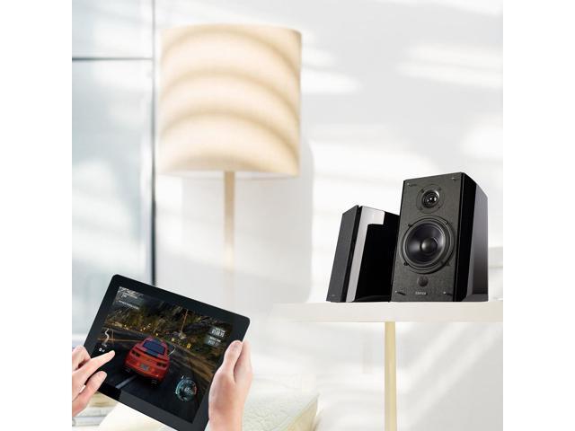 Edifier - R2000DB Powered Bluetooth Bookshelf Speakers, Computer Speakers - 120W RMS Optical Input - Near-Field Studio Monitors - Black - image 6