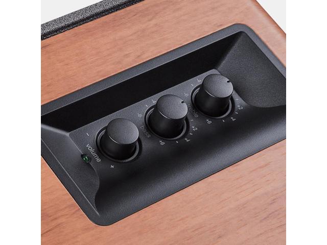 Edifier - R1280T Powered Bookshelf Speakers/Computer Speakers/Studio Monitor Speakers, 2.0 Active Near Field Monitors 42 Watts RMS - Brown - image 4