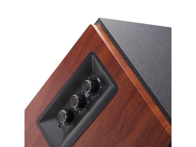Edifier - R1700BT 4" 66-Watt Powered Bookshelf Speaker (Pair) - Brown - image 4