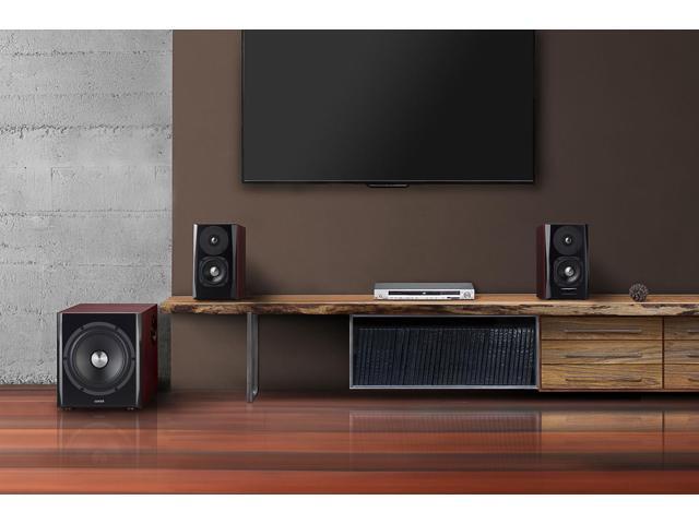 Edifier - S350DB Bookshelf Speakes & Subwoofer, Computer Speakers - Bluetooth v4.1 aptX Wireless Sound - 2.1 Speaker System - Brown/black - image 6