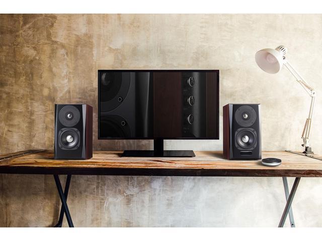 Edifier - S350DB Bookshelf Speakes & Subwoofer, Computer Speakers - Bluetooth v4.1 aptX Wireless Sound - 2.1 Speaker System - Brown/black - image 7
