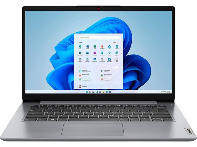 Lenovo IdeaPad 1 Laptop, 14' HD Display, Intel Core i3-1215U Upto 4.4GHz, 12GB R