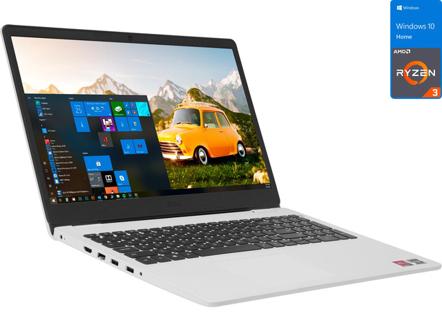 Dell Inspiron 3505 Notebook, 15.6' FHD Display, AMD Ryzen 3 3250U Upto 3.5GHz, 16GB RAM, 128GB NVMe SSD, Vega 3, HDMI, Card Reader, Wi-Fi,...