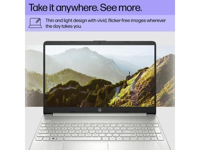 HP 15.6' FHD Premium Laptop, 12th Gen Intel 6-Core i3-1215U upto 4.4GHz, 64GB RAM, 256GB PCIe SSD, Intel UHD Graphics, Fingerprint Reader, Windows...