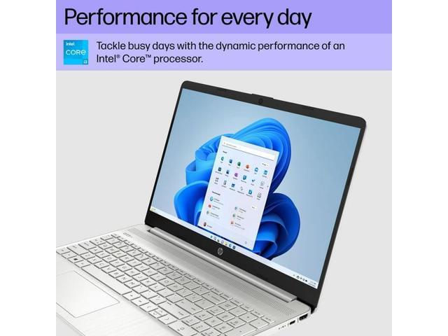 HP 15.6' FHD Premium Laptop, 12th Gen Intel 6-Core i3-1215U upto 4.4GHz, 64GB RAM, 256GB PCIe SSD, Intel UHD Graphics, Fingerprint Reader, Windows...