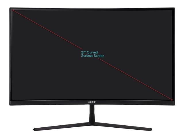 Acer EI272UR Pbmiiipx 27' 1500R Curved WQHD (2560 x 1440) VA Gaming Monitor with AMD Radeon FreeSync2 HDR Technology, 144Hz, VESA Certified...