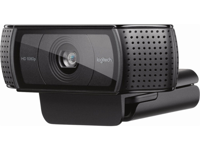 Logitech HD Pro C920 Webcam, Widescreen Video Calling and Recording, 1080p Camera, Desktop or Laptop Webcam,Still image resolution up to 15.0...
