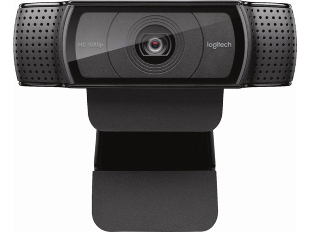 Logitech HD Pro C920 Webcam, Widescreen Video Calling and Recording, 1080p Camera, Desktop or Laptop Webcam,Still image resolution up to 15.0...