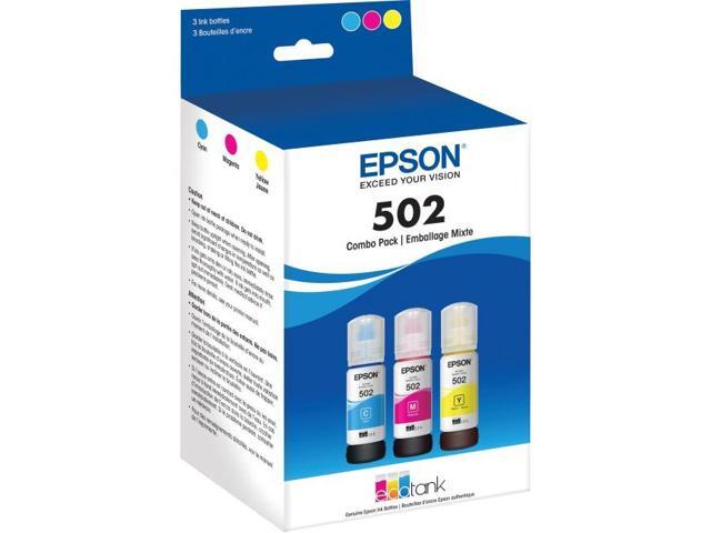 Epson T502 Multi-Color EcoTank Ink Bottle Pack (Cyan, Magenta, Yellow) - image 2