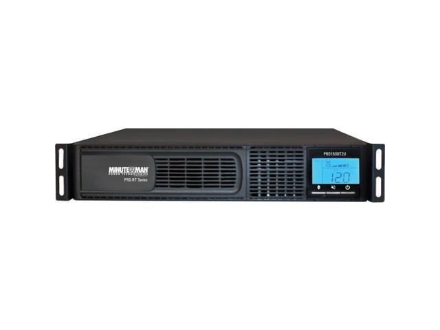 Minuteman PRO1500RT2U PRO-RT 1500VA Tower/Rack/Wall Mountable UPS - 2U Tower/Rack/Wall Mountable - 4 Minute Stand-by - 120 V AC Input - 120 V AC...