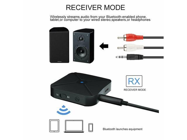2in1 Bluetooth Transmitter &Receiver Wireless Home Music TV Stereo Audio Adapter