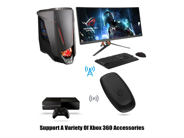 For Microsoft Xbox 360 USB Wireless Receiver Game Controller Adapter Windows PC