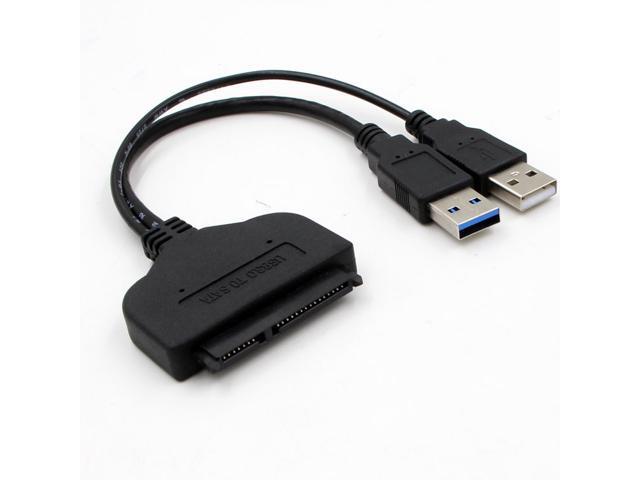 USB3.0 to SATA High Speed Adapter Cable 22 pin For 2.5 inch HDD/SSD Hard Disk Laptop With Extra Power
