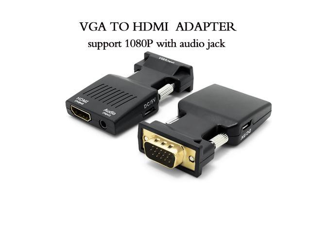 VGA to HDMI Converter With Audio Full HD VGA to HDMI adapter with Video Output 1080P HD for PC Laptop