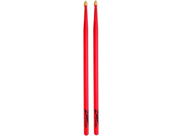 Zildjian Acorn Tip Neon Pink Drumsticks 5A Wood Tip