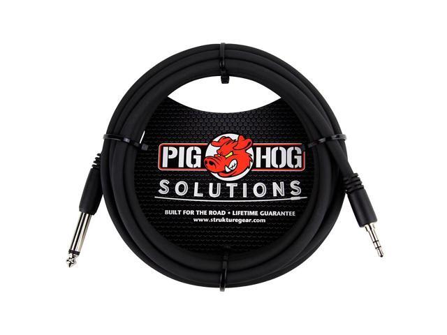 Pig Hog Solutions 3.5mm TRS to 1/4' Mono Adapter Cable (10 ft.)