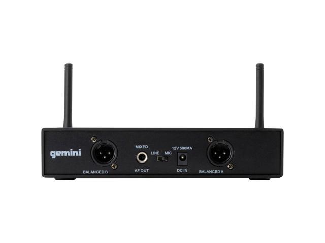 Gemini UHF-6200HL Dual Headset With Detachable Lavalier Wireless System