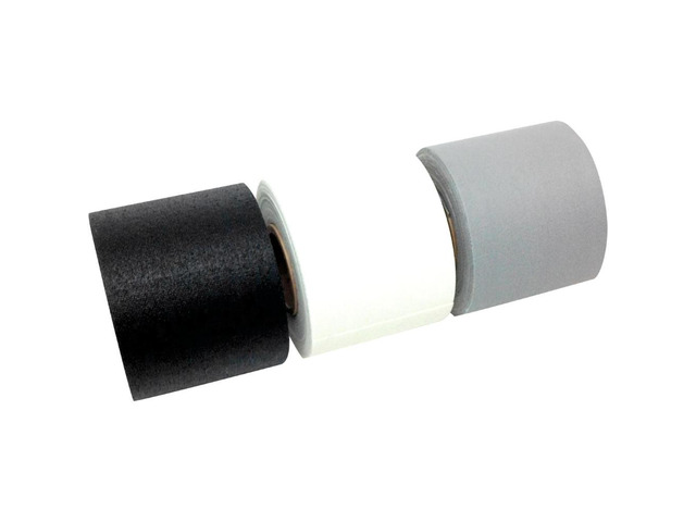American Recorder Technologies Mini Roll Gaffers Tape 2 In x 8 Yards - Black, Wh