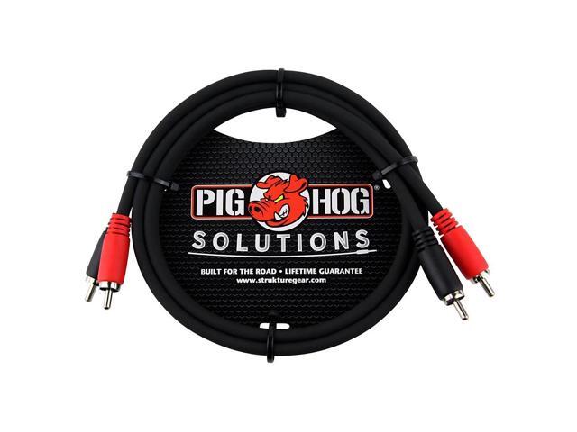 Pig Hog 3' RCA Male to RCA Male Dual Cable #PD-RCA03