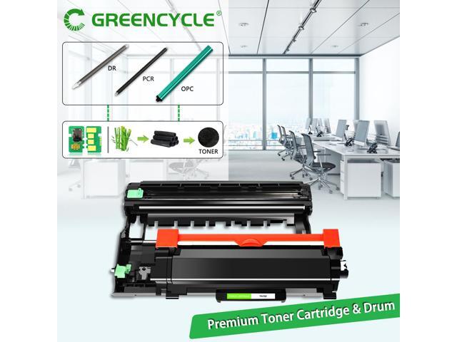GREENCYCLE 7PK Compatible with Brother TN760 TN730 Toner Cartridge with Chip DR730 Drum Unit (4 Toner,3 Drum) for DCP-L2550DW