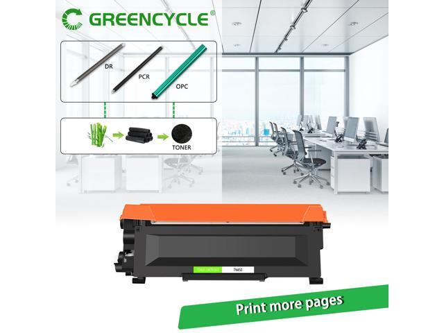 GREENCYCLE Compatible Toner Cartridge Replacement for Brother TN450 TN-450 TN420 (Black, High Yield, 1-Pack)