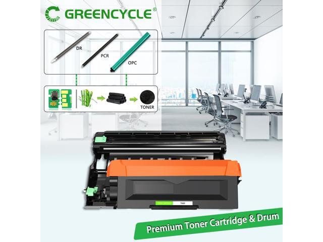 GREENCYCLE 3PK Set Compatible with Brother TN660 DR630 (2 Toner, 1 Drum) High Yield for DCP-L2300D MFC-L2720DW Printer
