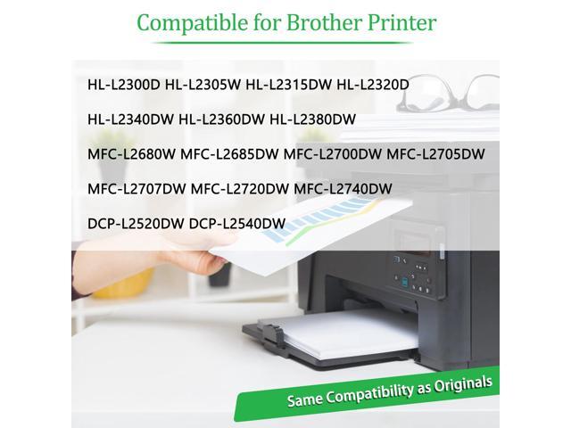 GREENCYCLE 3PK Set Compatible with Brother TN660 DR630 (2 Toner, 1 Drum) High Yield for DCP-L2300D MFC-L2720DW Printer