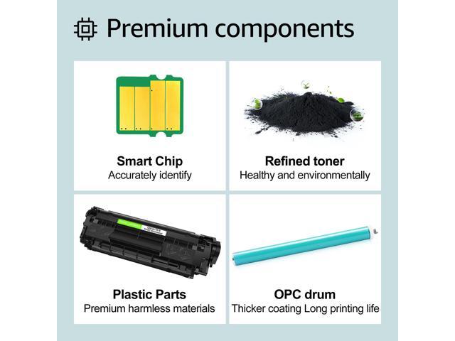 GREENCYCLE Replacement Laser Toner Cartridge for Q2612A (HP 12A) M1319 1010 1012 1018 1020 3015 3055