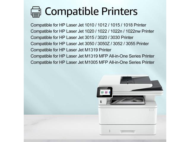 GREENCYCLE Replacement Laser Toner Cartridge for Q2612A (HP 12A) M1319 1010 1012 1018 1020 3015 3055