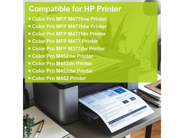 greencycle 2 Pack 410A CF411A Compatible Toner Cartridge Replacement for HP 410A CF411A Cyan Toner work with Color Laser Jet Pro M452dn M452dw...