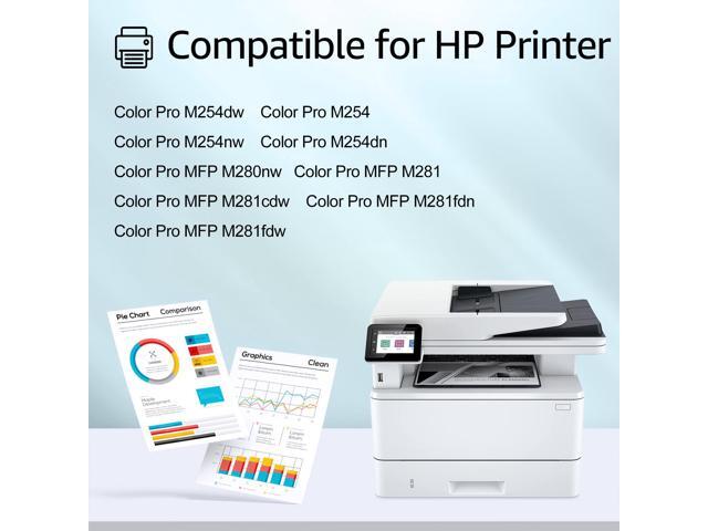 greencycle 202A Yellow toner Cartridge Compatible for HP 202A CF502A Works on Color Laserjet Pro MFP M281fdw M281cdw M254dw M254nw M281fdn M254dn...