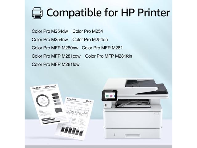 greencycle 202A Magenta toner Cartridge Compatible for HP 202A CF503A Works on Color Laserjet Pro MFP M281fdw M281cdw M254dw M254nw M281fdn M254dn...