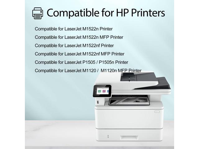 GREENCYCLE High Yield 36A CB436A Toner Cartridge Compatible for HP 36A CB436A works on Laser Jet P1505 P1505n M1522 M1522n M1522nf MFP Printer...