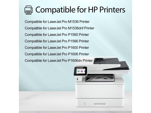 GREENCYCLE 78A Black Toner Cartridge Compatible for HP 78A CE278A Toner Works with Laser jet Pro P1566 P1606 M1536 P1606dn M1536dnf P1560 Series...