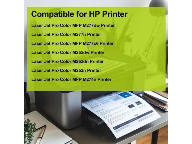 greencycle 3 Pack High-yield 201X Toner Cartridge Compatible for HP 201X 201A CF400X CF400A Black Toner work with Color Enterprise MFP M277dw...
