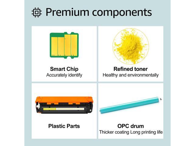GREENCYCLE 1 Pack CE322A Yellow Compatible Toner Cartridge Replacement for HP 128A CE322A work with Laser Jet Pro CP1525nw CM1415fn CM1415fnw Color...