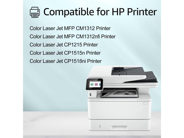 greencycle 1 Pack 125A CB540A Black Compatible Toner Cartridge Replacement for HP 125A CB540A Toner Works on Color Laser Jet CM1312 MFP CP1215...