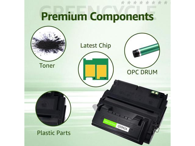 greencycle Q5942A Compatible Toner Cartridge Replacement for HP 42A Q5942A Black Cartridge Laserjet 4200 4240 4250 4250TN 4250N 4250DTN 4300 4350...